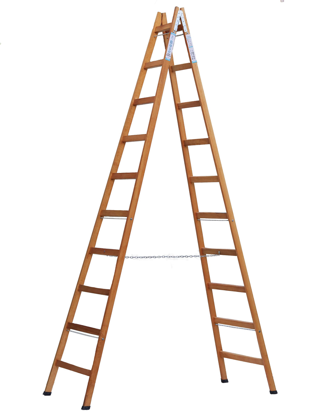 10 Basamak A Tipi Ahşap Merdiven 320 CM